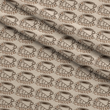 Morning Mocha Pattern 3 Minky Fabric