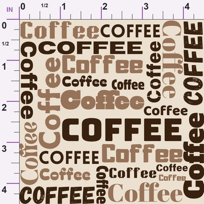 Morning Mocha Pattern 6 Minky Fabric