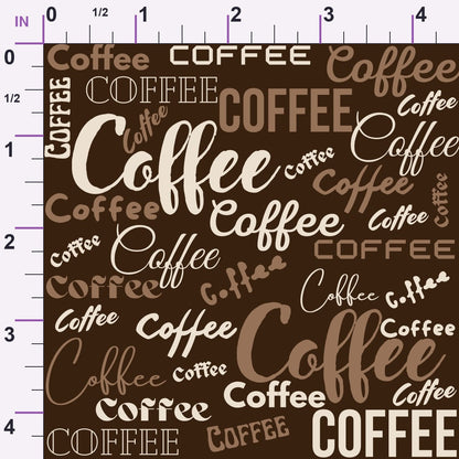 Morning Mocha Pattern 7 Minky Fabric