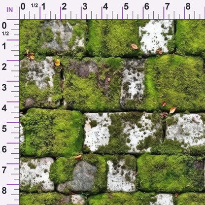 Moss Textures Pattern 1 Minky Fabric