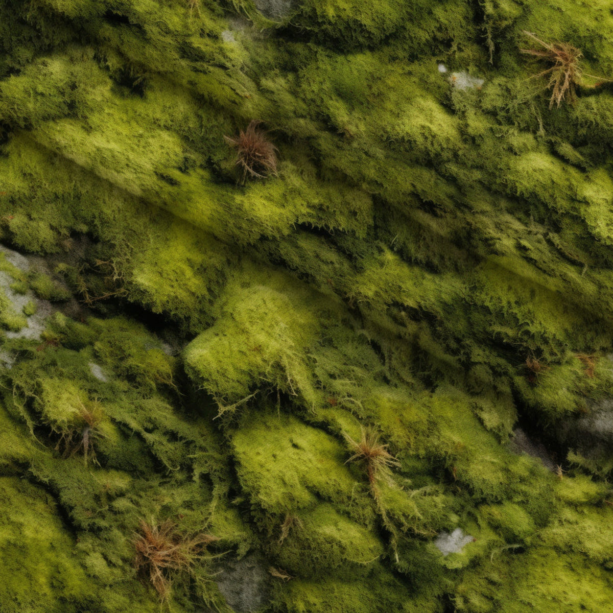 Moss Textures Pattern 3 Minky Fabric
