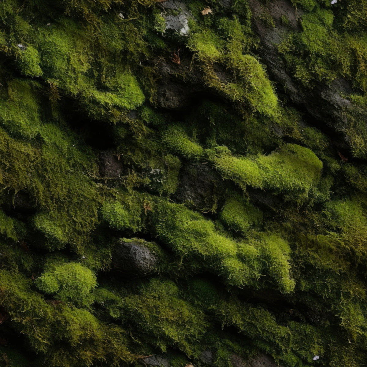 Moss Textures Pattern 4 Minky Fabric