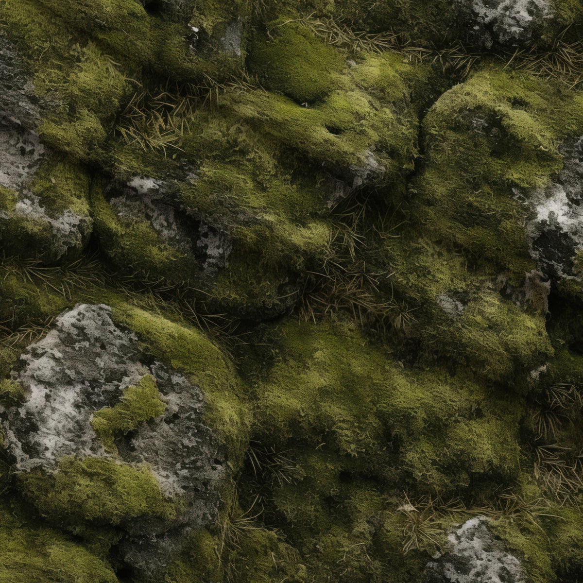 Moss Textures Pattern 5 Minky Fabric