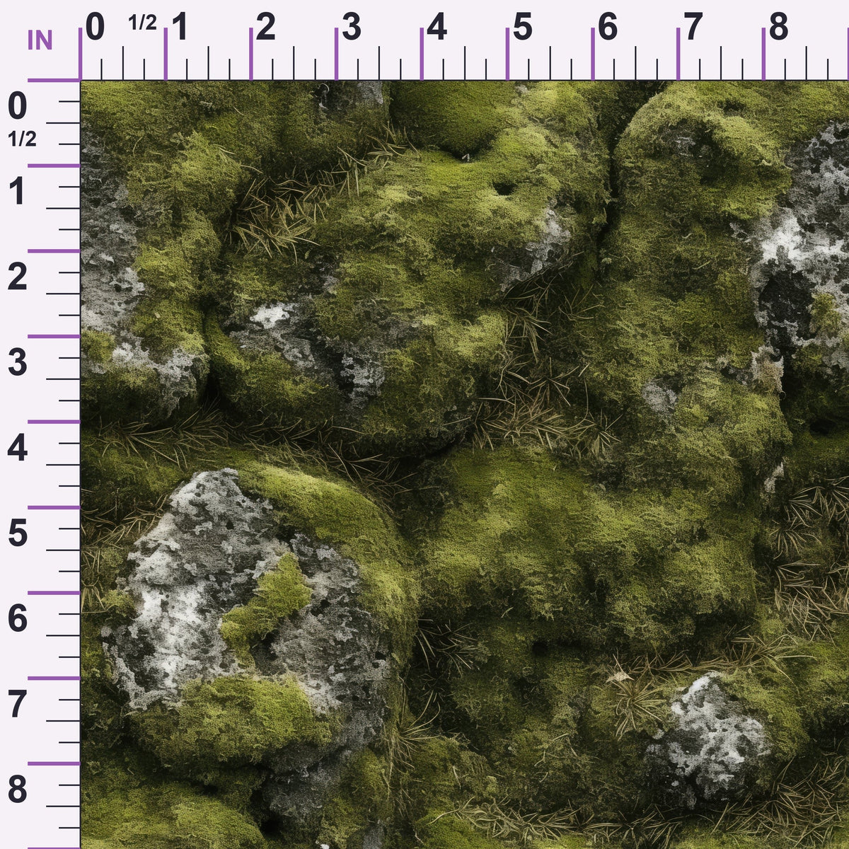 Moss Textures Pattern 5 Minky Fabric