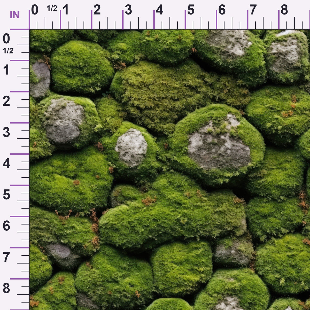 Moss Textures Pattern 7 Minky Fabric