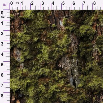 Moss Textures Pattern 8 Minky Fabric
