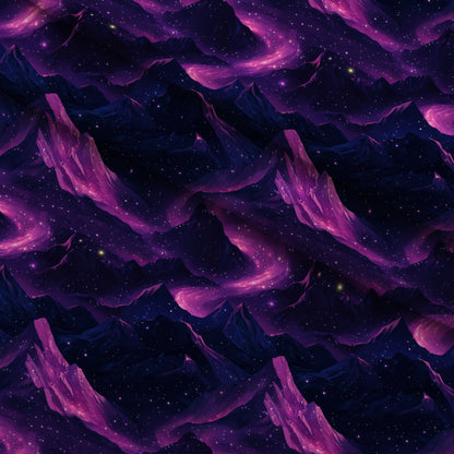 Nebula Forest Pattern 11 Minky Fabric