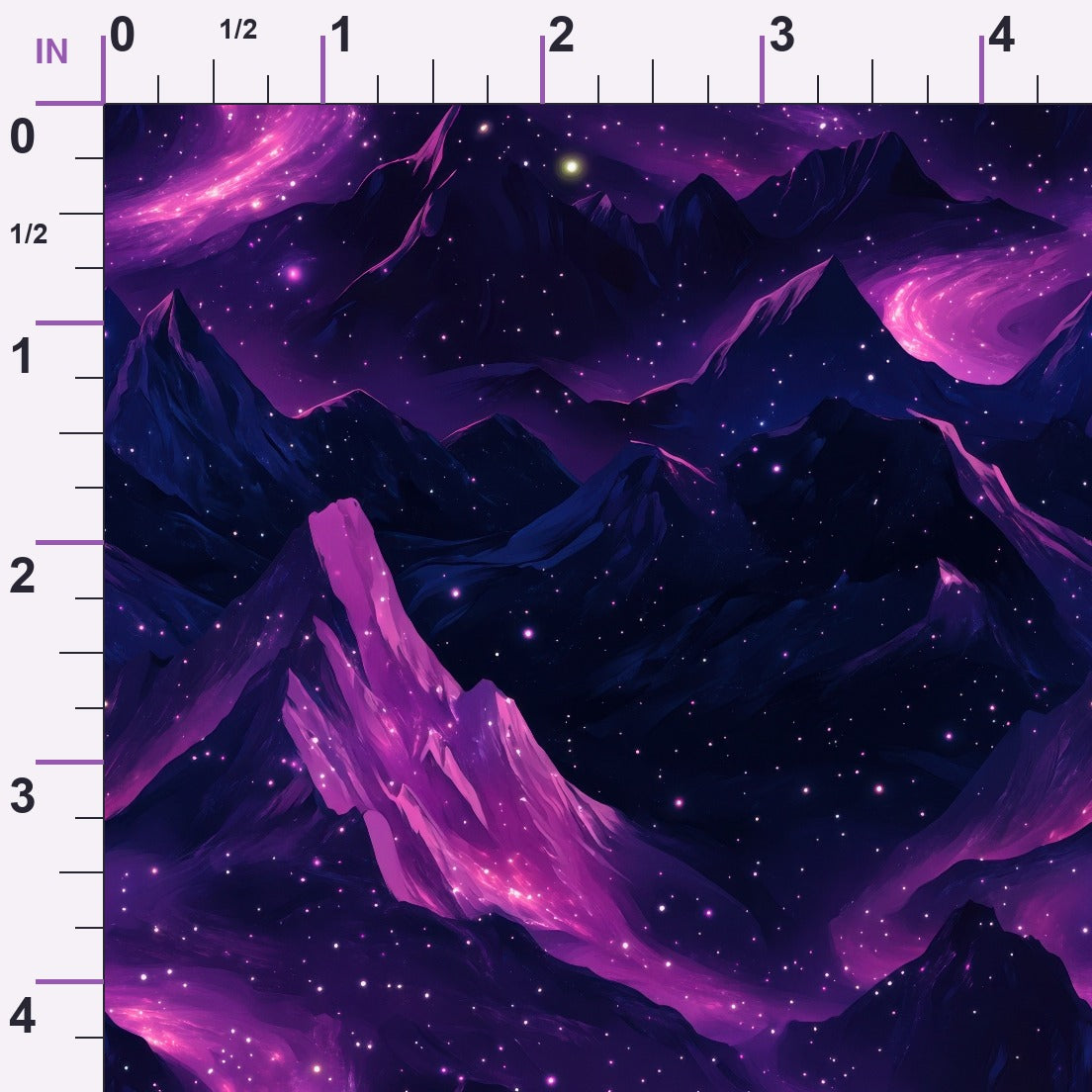 Nebula Forest Pattern 11 Minky Fabric