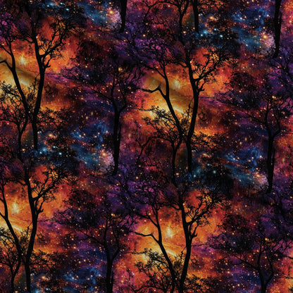 Nebula Forest Pattern 12 Minky Fabric