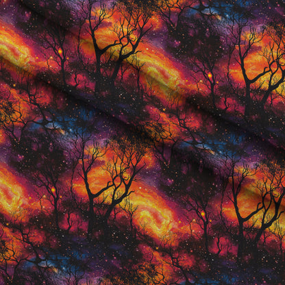 Nebula Forest Pattern 13 Minky Fabric