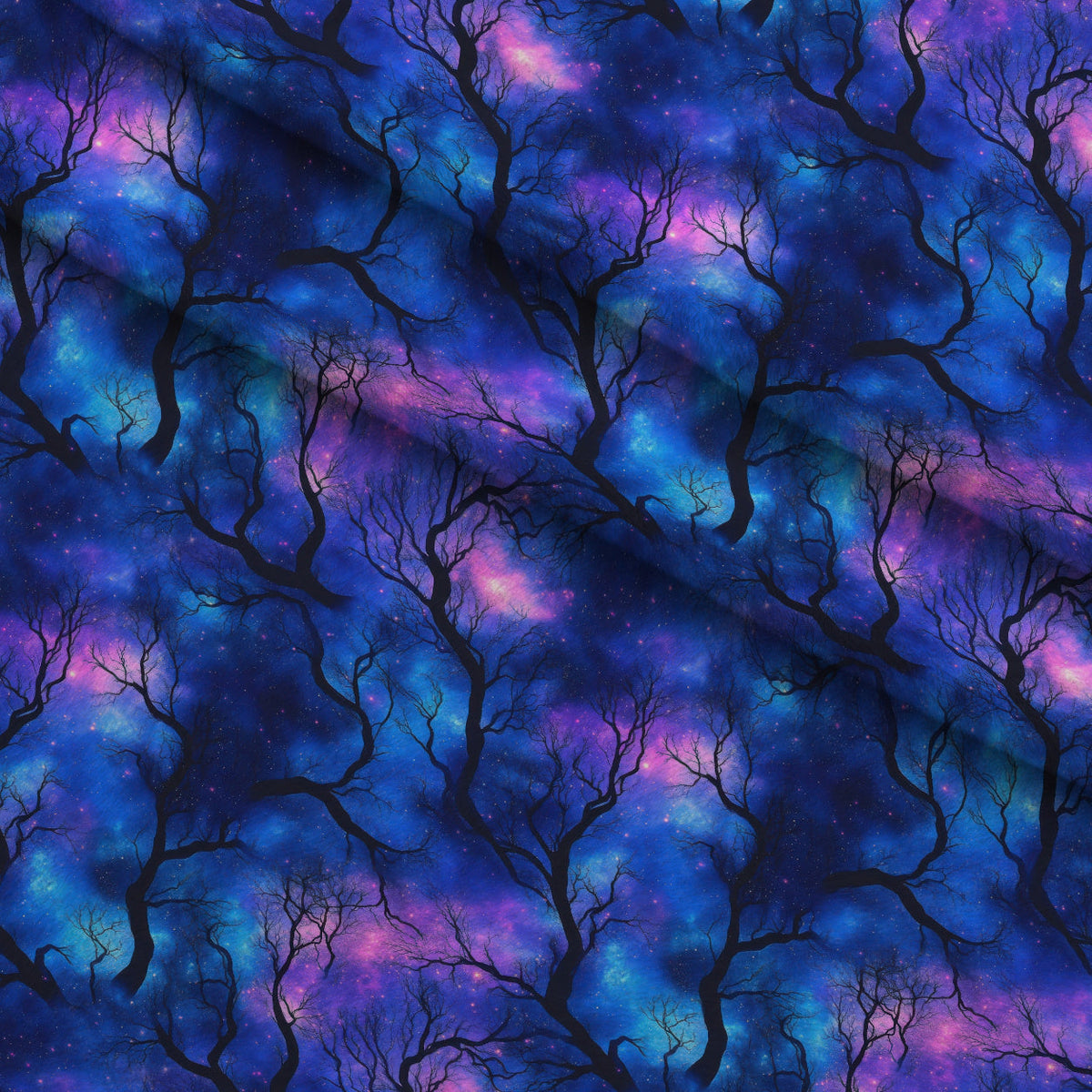 Nebula Forest Pattern 2 Minky Fabric