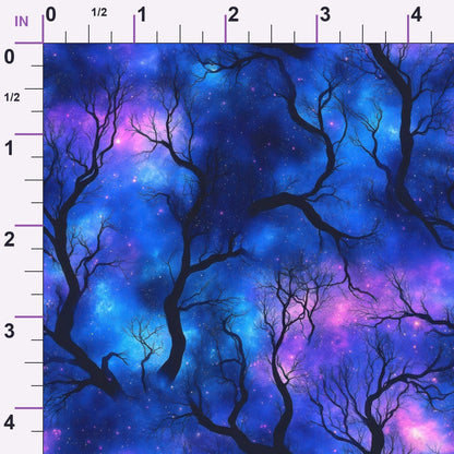 Nebula Forest Pattern 2 Minky Fabric