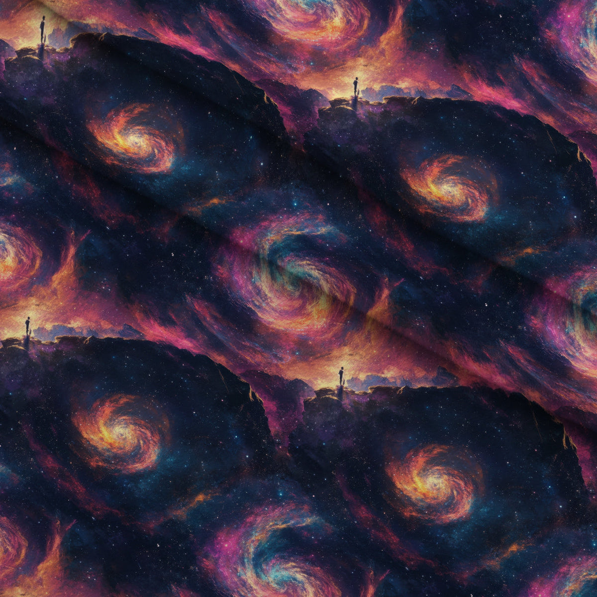 Nebula Forest Pattern 20 Minky Fabric