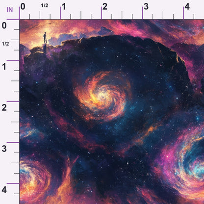 Nebula Forest Pattern 20 Minky Fabric