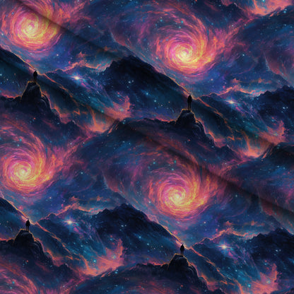 Nebula Forest Pattern 21 Minky Fabric