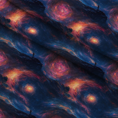Nebula Forest Pattern 22 Minky Fabric