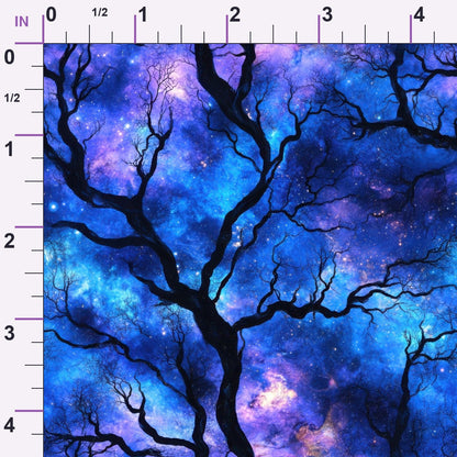 Nebula Forest Pattern 3 Minky Fabric