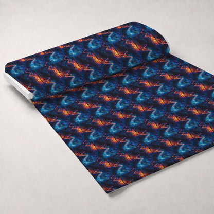 Nebula Forest Pattern 30 Minky Fabric
