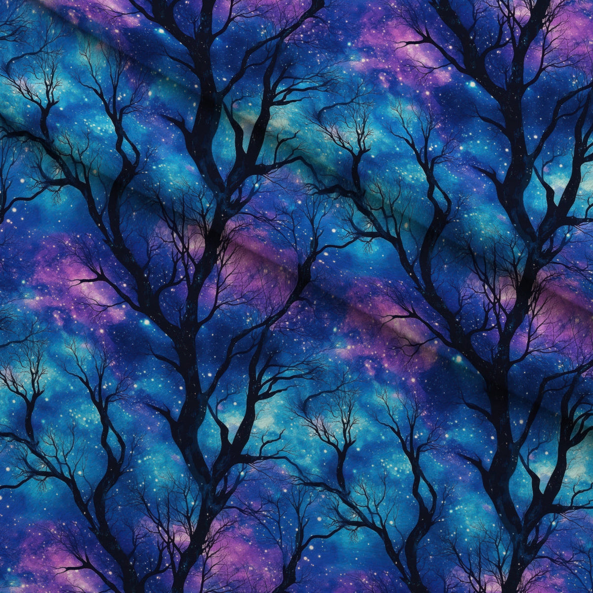 Nebula Forest Pattern 31 Minky Fabric