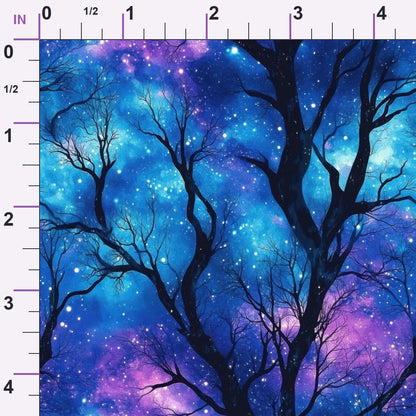 Nebula Forest Pattern 31 Minky Fabric