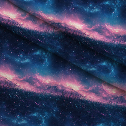 Nebula Forest Pattern 4 Minky Fabric