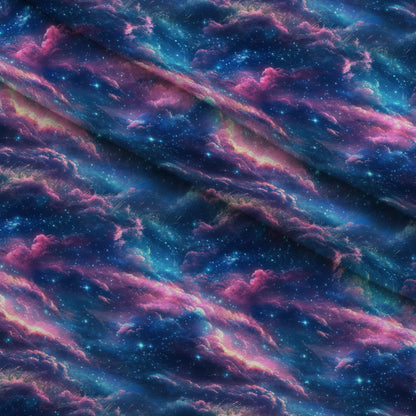 Nebula Forest Pattern 6 Minky Fabric
