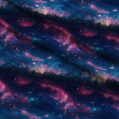 Nebula Forest Pattern 7 Minky Fabric