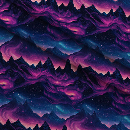 Nebula Forest Pattern 8 Minky Fabric