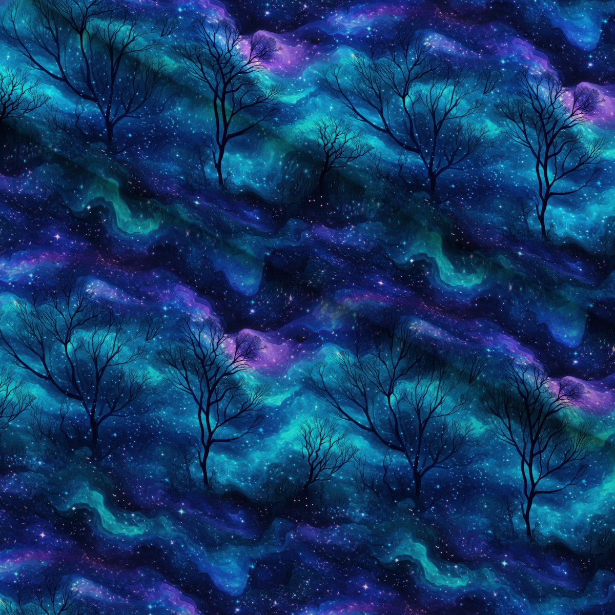 Nebula Horizon Pattern 12 Minky Fabric