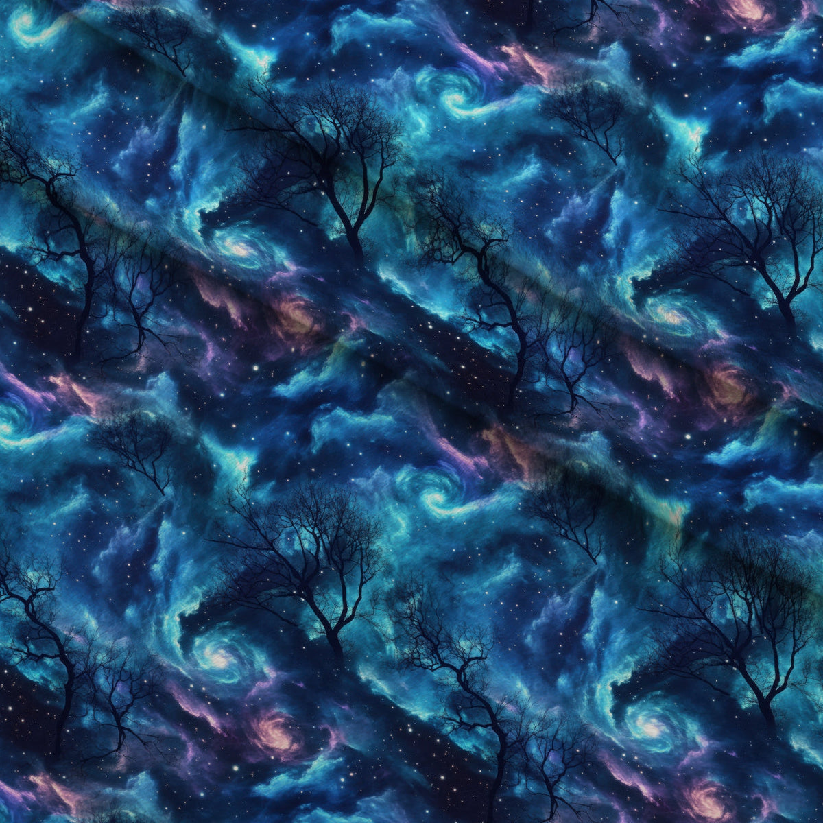 Nebula Horizon Pattern 14 Minky Fabric