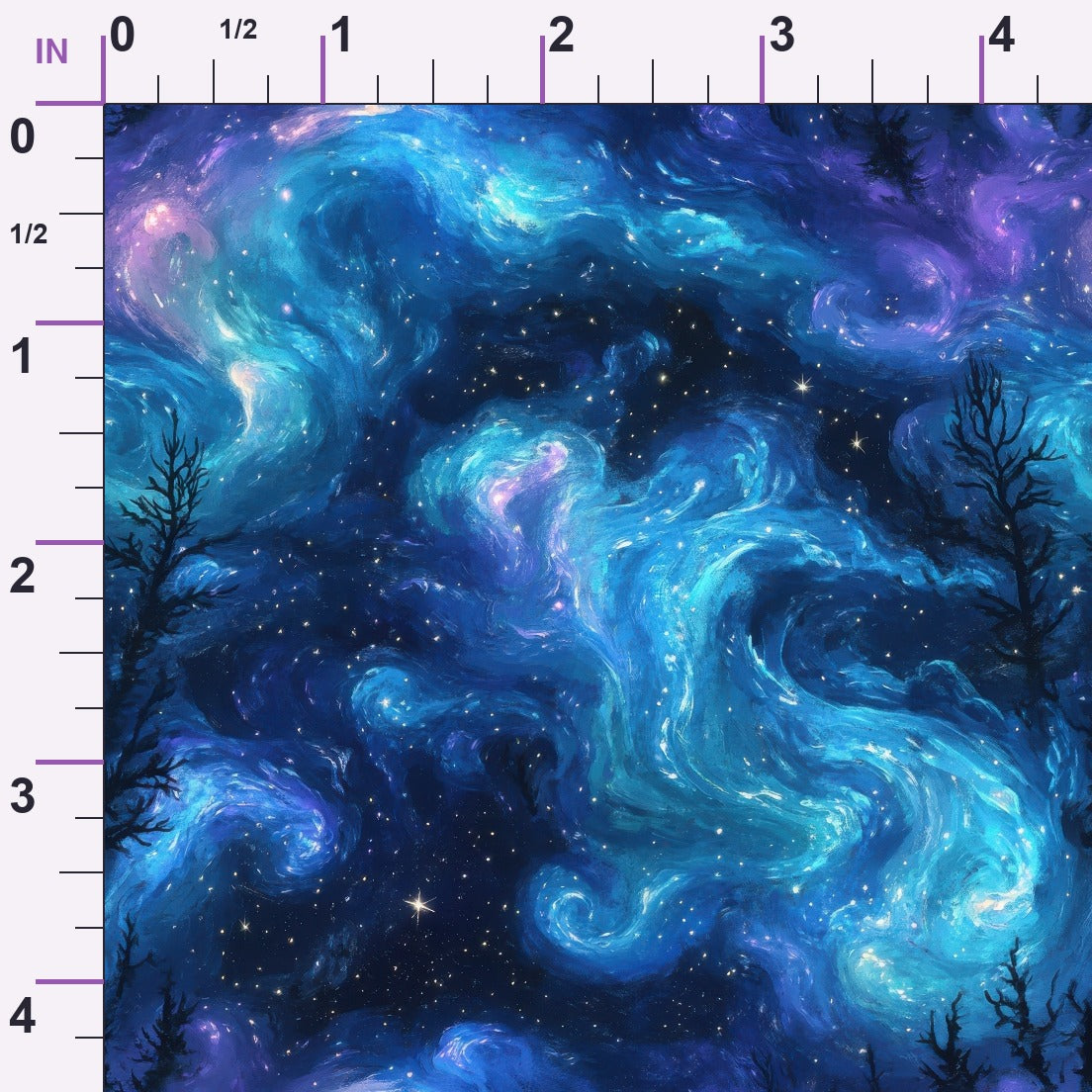 Nebula Horizon Pattern 15 Minky Fabric