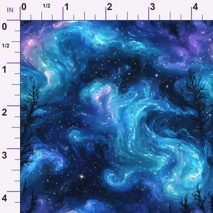 Nebula Horizon Pattern 15 Minky Fabric