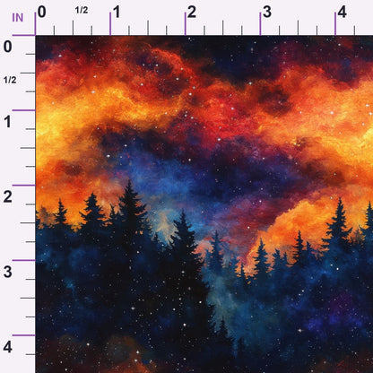 Nebula Horizon Pattern 17 Minky Fabric