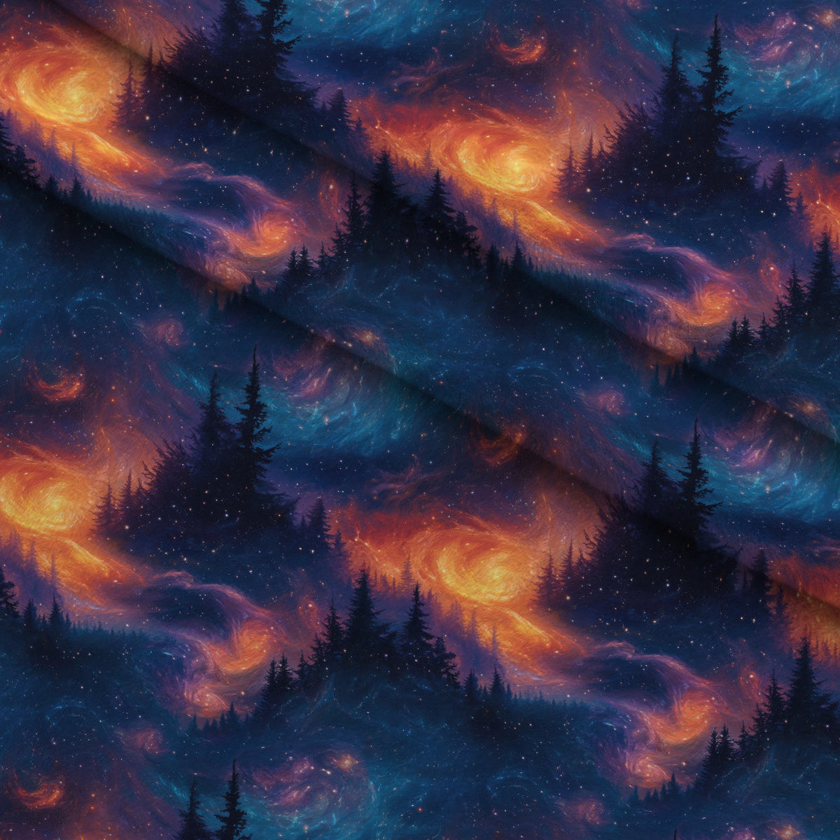 Nebula Horizon Pattern 18 Minky Fabric