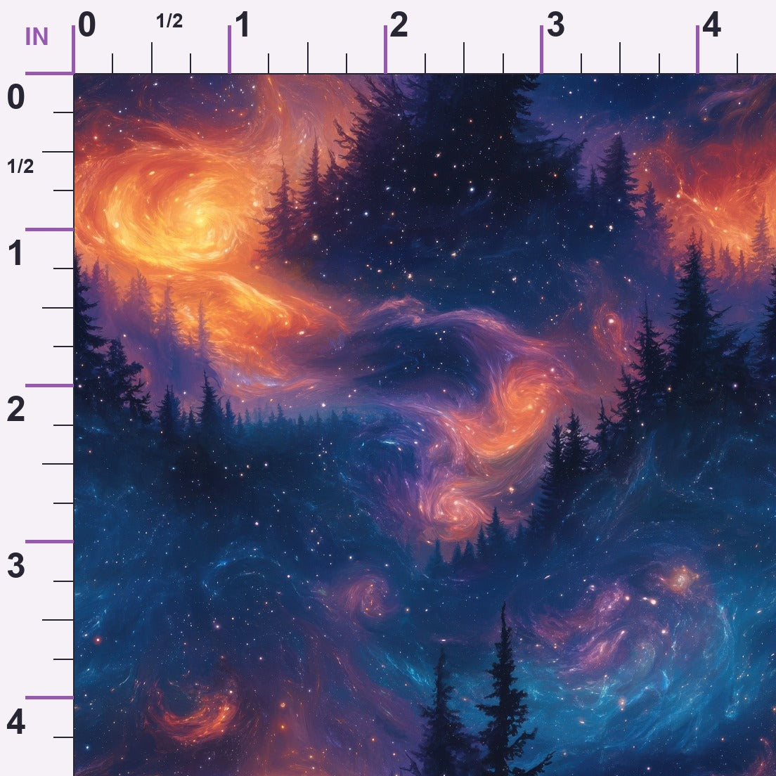 Nebula Horizon Pattern 18 Minky Fabric