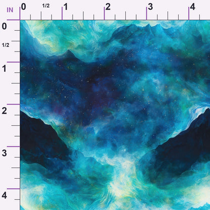 Nebula Horizon Pattern 19 Minky Fabric