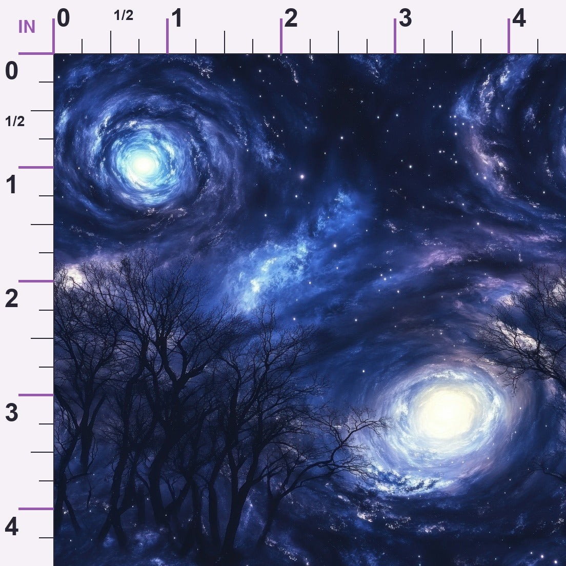 Nebula Horizon Pattern 2 Minky Fabric