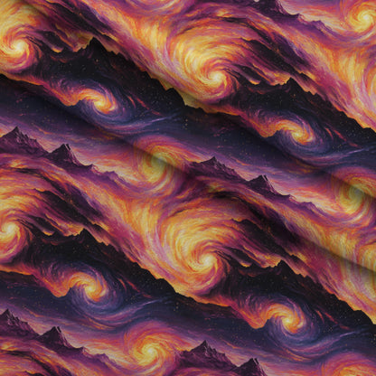Nebula Horizon Pattern 22 Minky Fabric