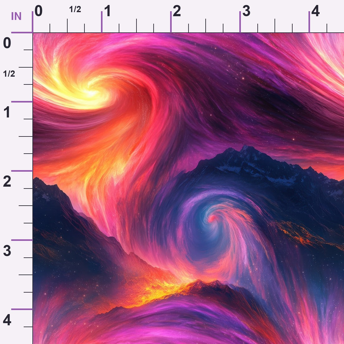 Nebula Horizon Pattern 23 Minky Fabric