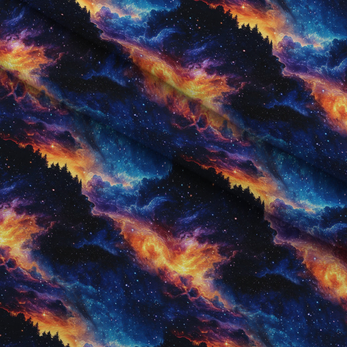 Nebula Horizon Pattern 25 Minky Fabric