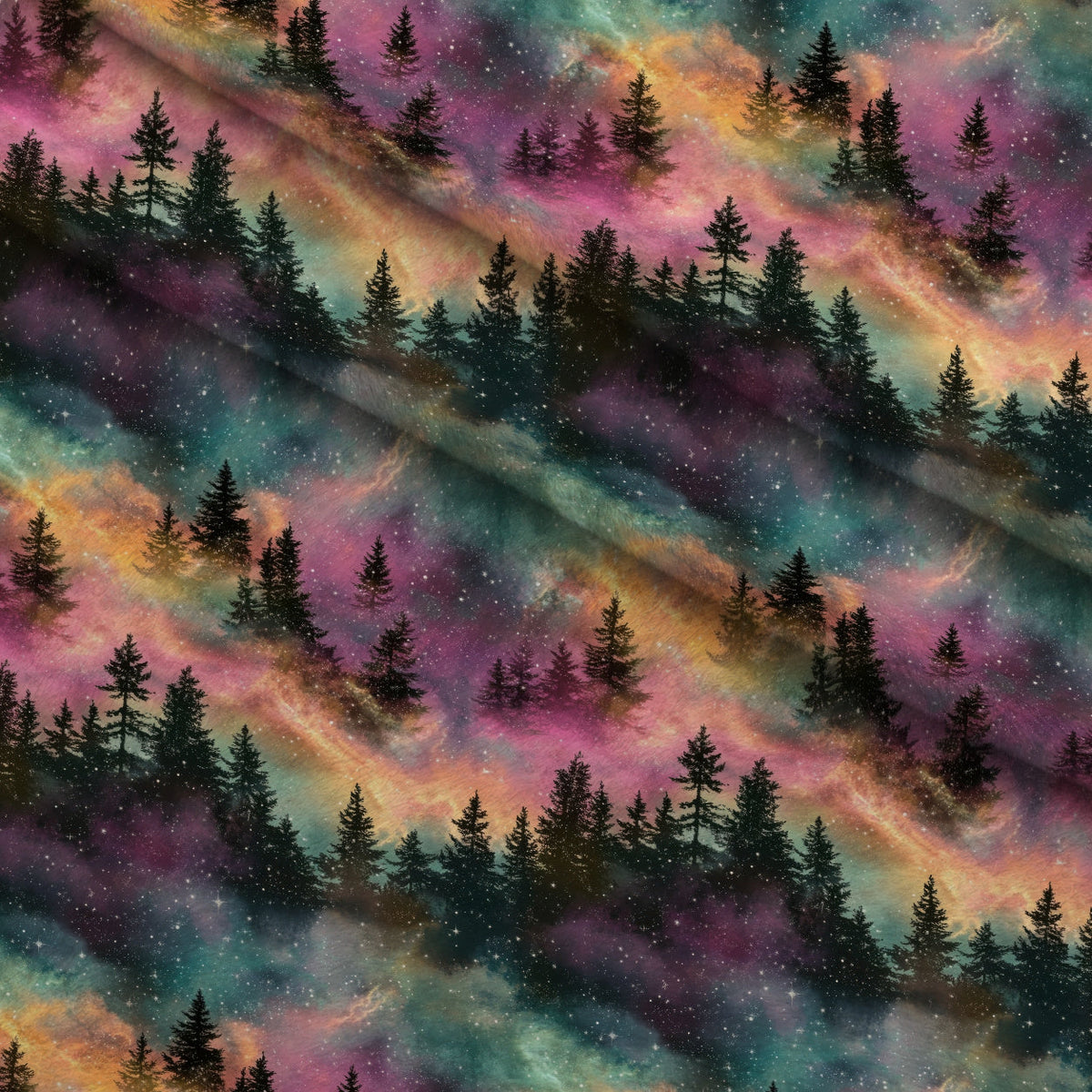 Nebula Horizon Pattern 26 Minky Fabric