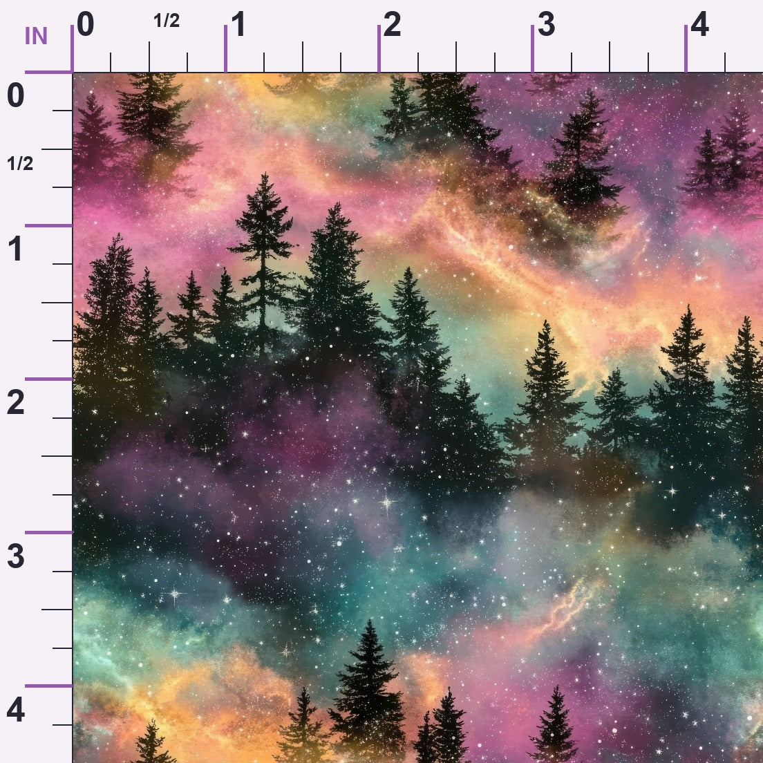 Nebula Horizon Pattern 26 Minky Fabric