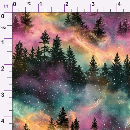 Nebula Horizon Pattern 26 Minky Fabric