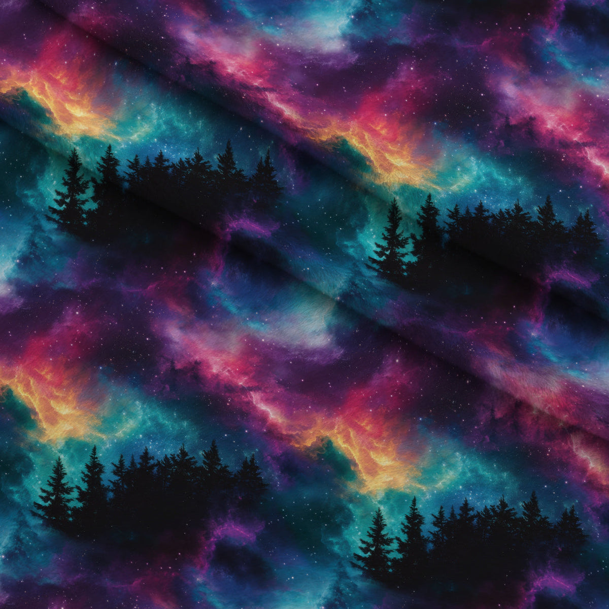 Nebula Horizon Pattern 27 Minky Fabric
