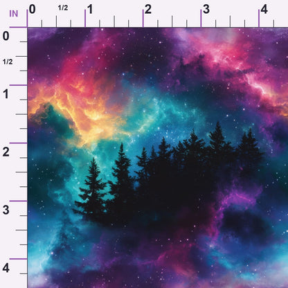 Nebula Horizon Pattern 27 Minky Fabric