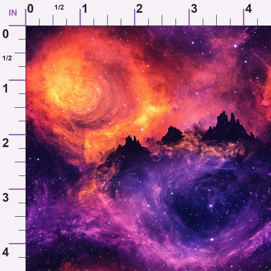 Nebula Horizon Pattern 30 Minky Fabric