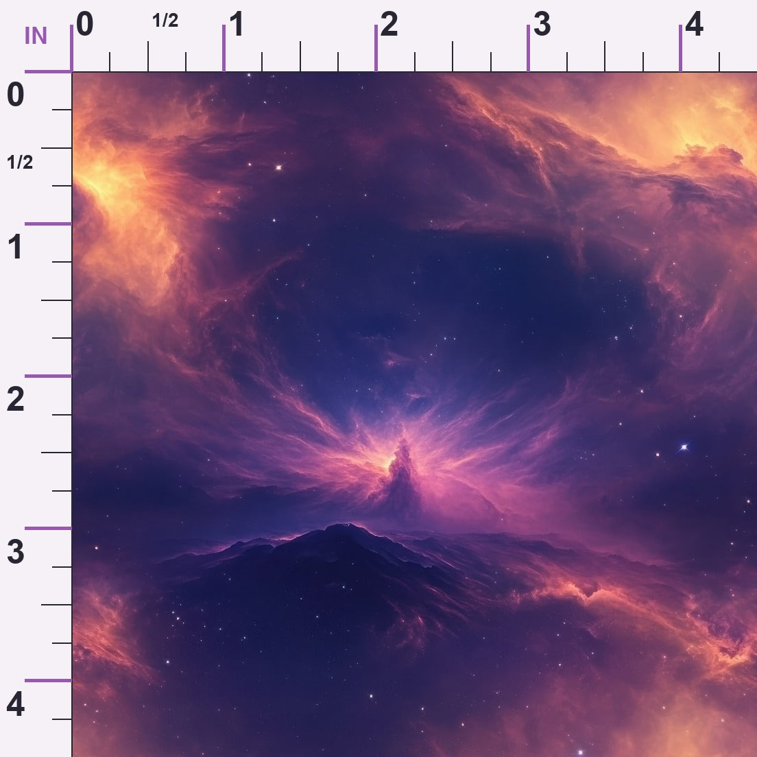Nebula Horizon Pattern 31 Minky Fabric