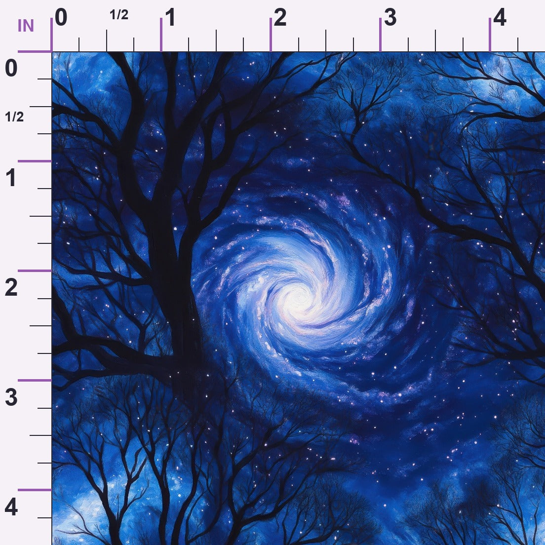 Nebula Horizon Pattern 32 Minky Fabric