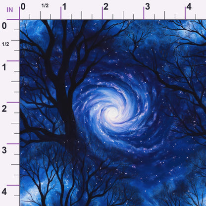 Nebula Horizon Pattern 32 Minky Fabric