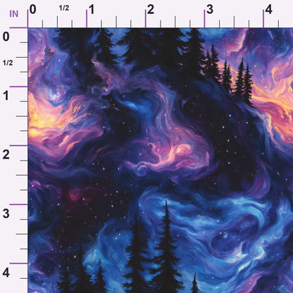 Nebula Horizon Pattern 5 Minky Fabric